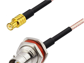 BNC to MCX coaxial cable assembly