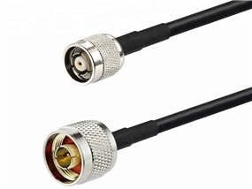 N type to RP-TNC coaxial cable assembly