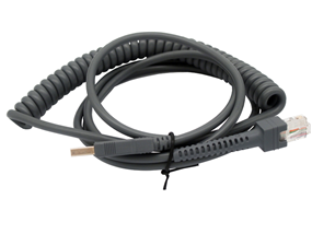 Type A USB to RJ45 curl cable assembly