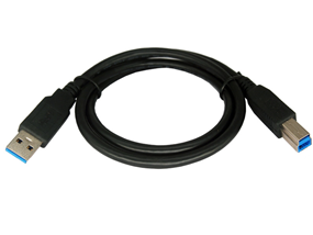Type B USB cable assembly