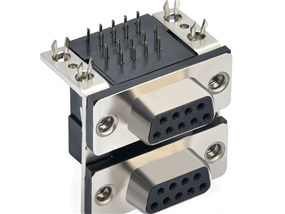 Double layer D-sub connector